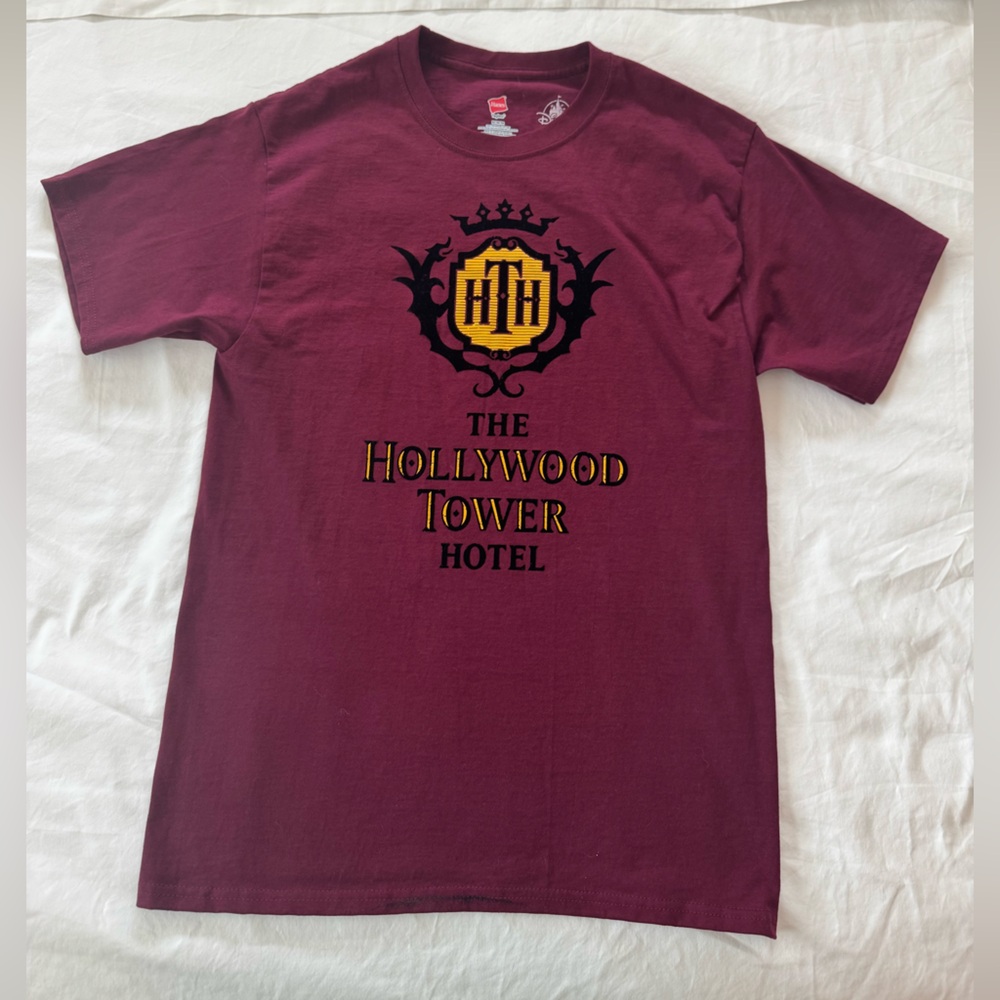 Maroon Hollywood Tower Hotel T-Shirt